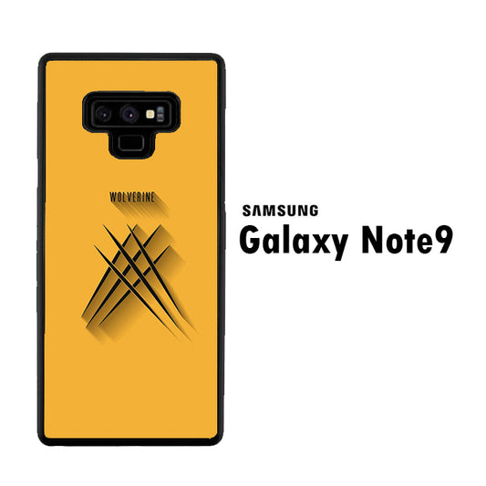 Wolverine Yellow Claw Samsung Galaxy Note 9 Case