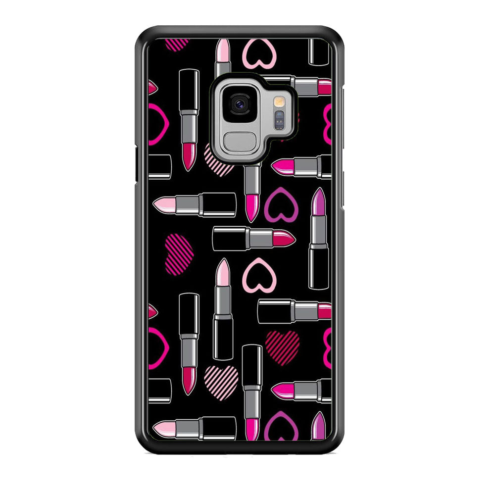 Woman Make Up Lipstick Love Samsung Galaxy S9 Case