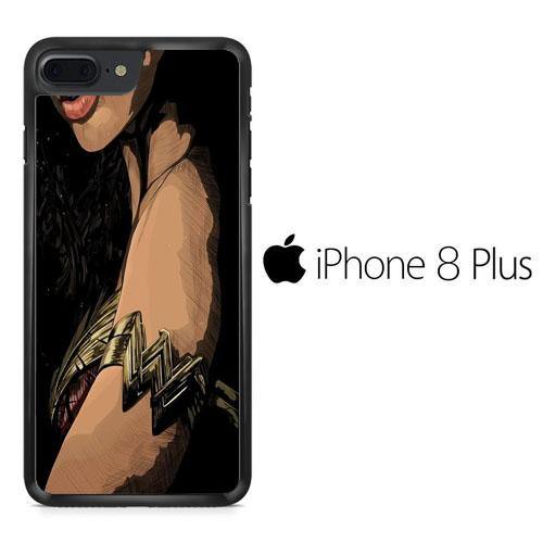 Wonder Woman Symbol in Arm iPhone 8 Plus Case - ezzyst