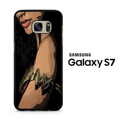 Wonder Woman Symbol in Arm Samsung Galaxy S7 Case