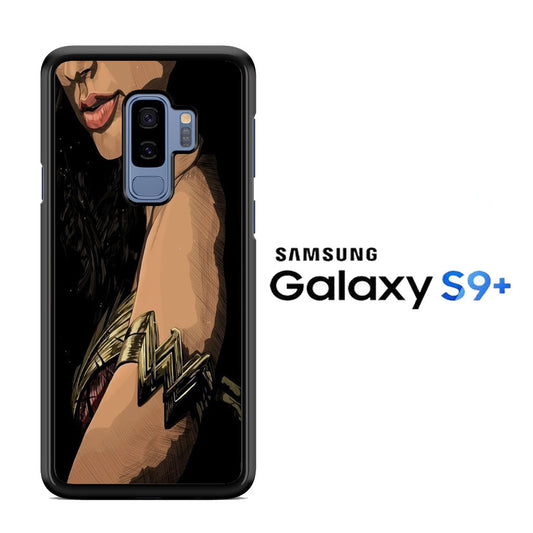 Wonder Woman Symbol in Arm Samsung Galaxy S9 Plus Case