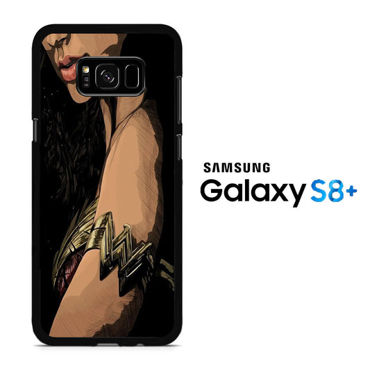 Wonder Woman Symbol in Arm Samsung Galaxy S8 Plus Case