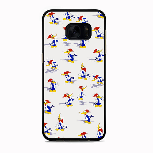 Woody Woodpecker Sticker Character Samsung Galaxy S7 Edge Case