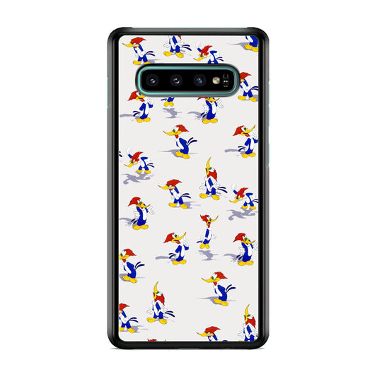 Woody Woodpecker Sticker Character Samsung Galaxy S10 Plus Case