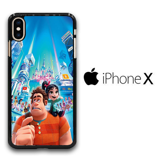 Wreck It Ralph And Vanellope Disney iPhone X Case