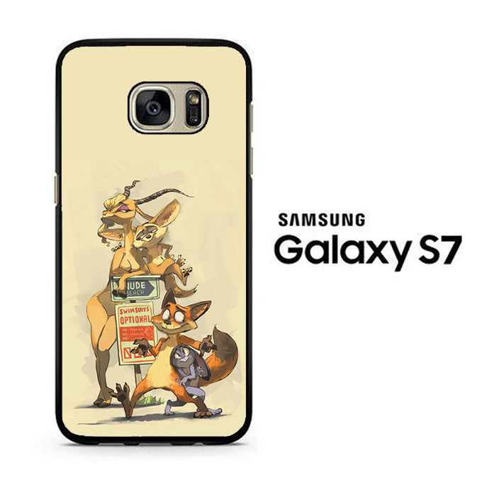 Zootopia Nick And Gazelle Samsung Galaxy S7 Case