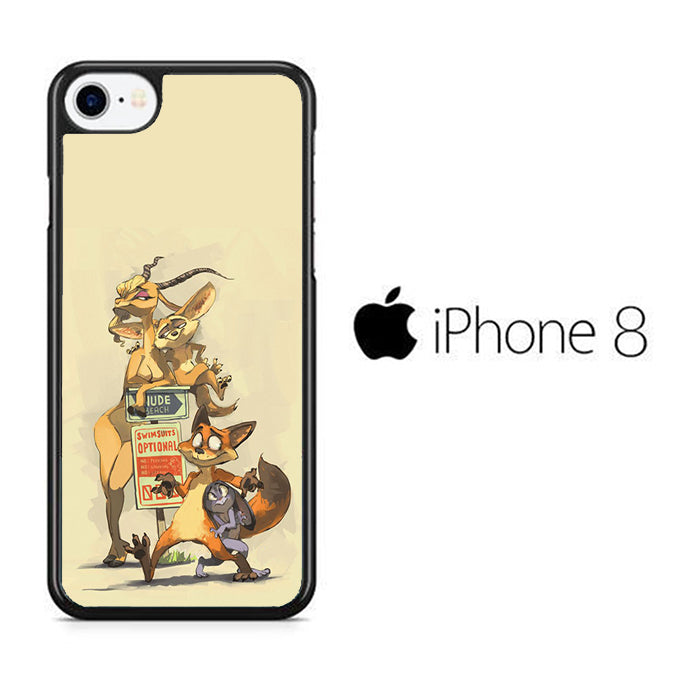 Zootopia Nick And Gazelle iPhone 8 Case