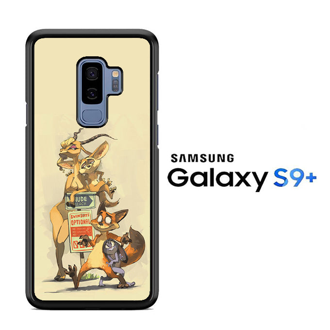 Zootopia Nick And Gazelle Samsung Galaxy S9 Plus Case