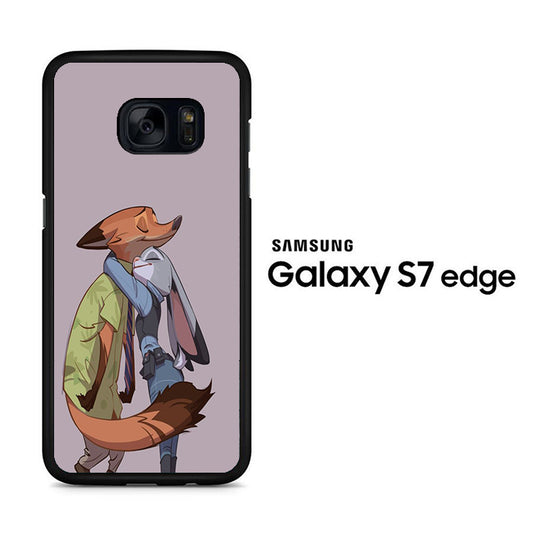 Zootopia Nick Love Hug Pose Samsung Galaxy S7 Edge Case