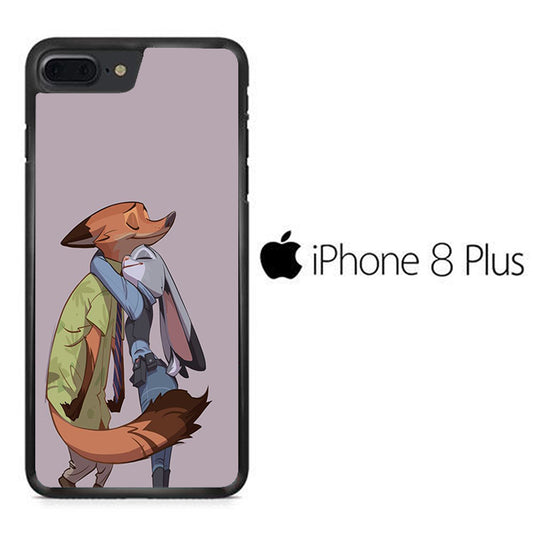 Zootopia Nick Love Hug Pose iPhone 8 Plus Case