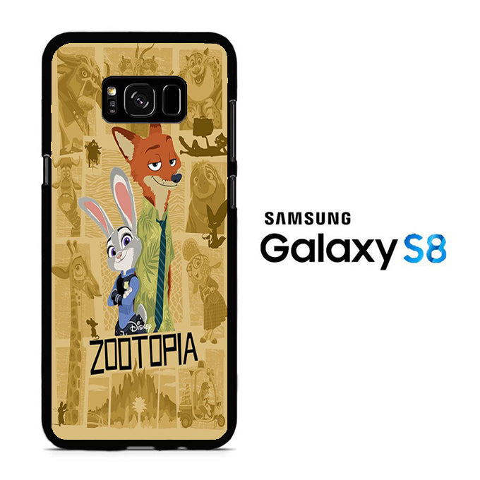 Zootopia Wallpaper Nick Samsung Galaxy S8 Case