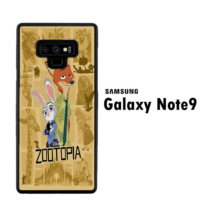 Zootopia Wallpaper Nick Samsung Galaxy Note 9 Case