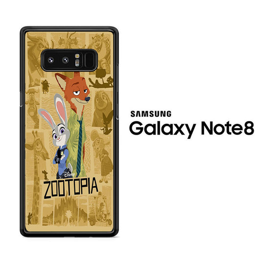 Zootopia Wallpaper Nick Samsung Galaxy Note 8 Case