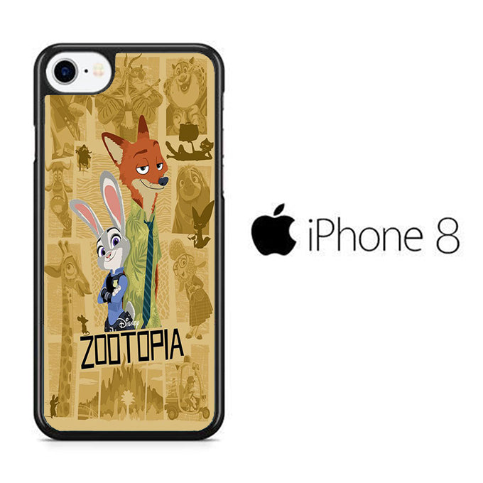 Zootopia Wallpaper Nick iPhone 8 Case