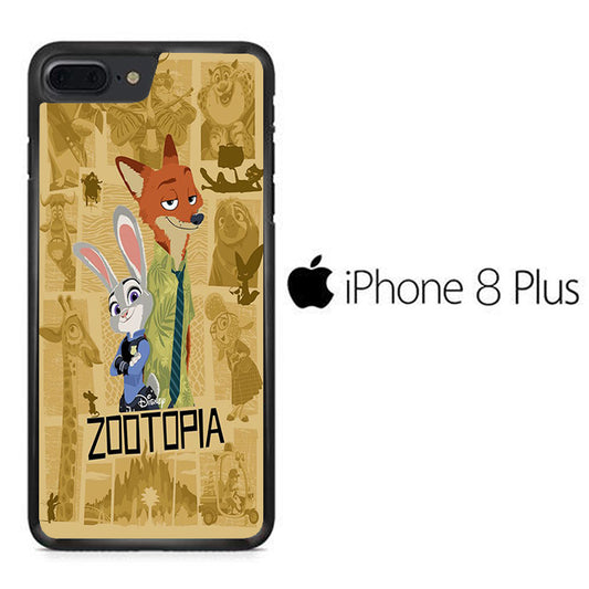 Zootopia Wallpaper Nick iPhone 8 Plus Case