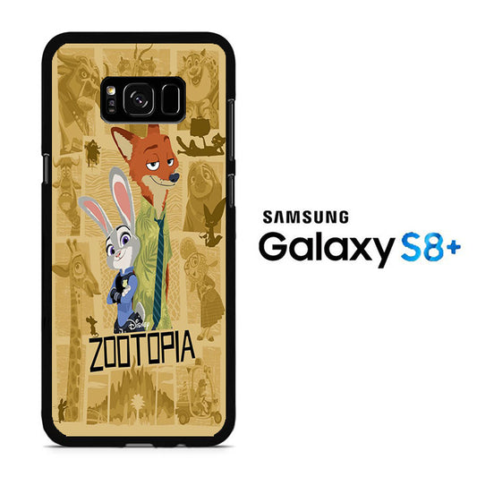 Zootopia Wallpaper Nick Samsung Galaxy S8 Plus Case