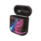 Marble And Light Line PU Leather Protective Case Cover For Apple Airpods